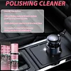 100ml Car Interior Cleaner Spray with Towel and Sponge All Purpose Car Interior Detailer Cleaner for Dashboards Seats Leather Plastic