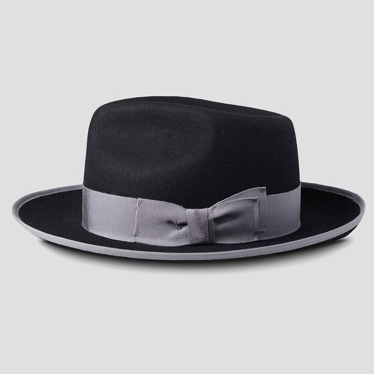 The Fox Fedora-Black[Fast shipping and box packing]