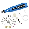 Cordless Rotary Tool Kit with 5-Speed Settings & 23 Accessories 700mAh Powerful Engraving Pen 15000RPM Max for Sanding Polishing Drilling Carving DIY Crafts
