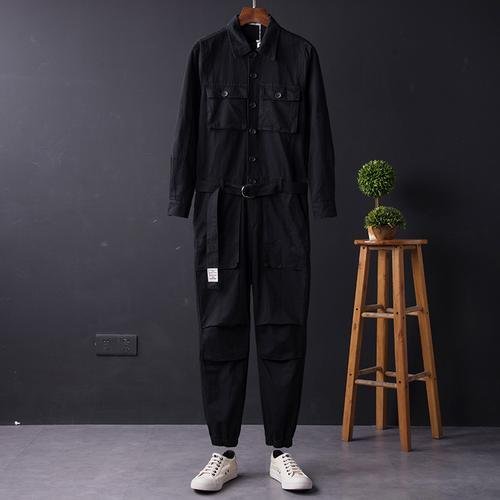 usyaboys-Ins Super-fire Casual Pants Men's Autumn Wear Multi-pocket Leggings Men's and Women's Conjoined Suits-Usyaboys-Mne and Women's Street Fashion Shop-Christmas