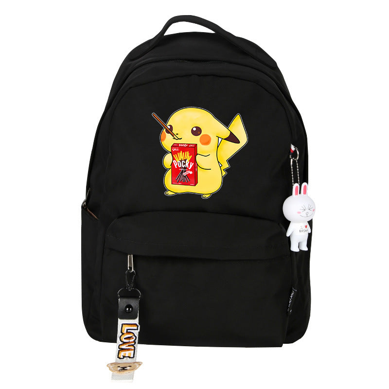 Mayoulove Pikachu Cosplay Backpack School Bag Water Proof-Mayoulove