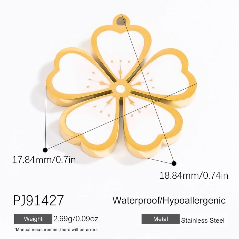 1 Piece 11.1*11.2MM 15.7*17MM 304 Stainless Steel Heart Shape Pendant Chain Jewelry Accessories