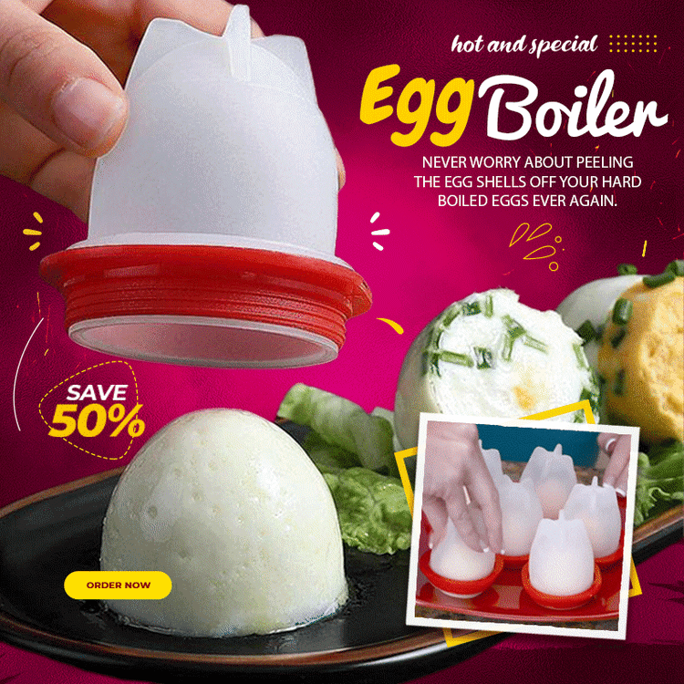 🔥Silicone Non-Stick Egg Boiler(BUY MORE SAVE MORE)