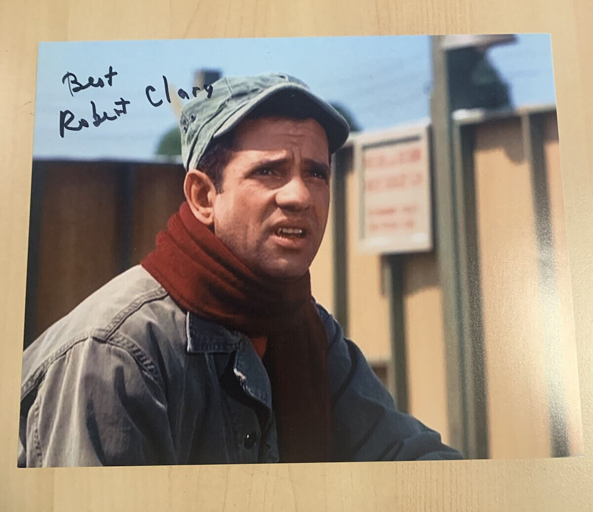 ROBERT CLARY HAND SIGNED 8x10 Photo Poster painting ACTOR AUTOGRAPHED HOGANS HEROES TV STAR COA