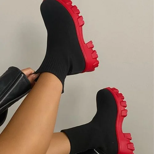 Autumn Winter Thick-soled Casual Short Boots