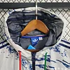 2023/2024 Italy Windbreaker(White-Navy blue)Football Shirt 1:1 Thai Quality