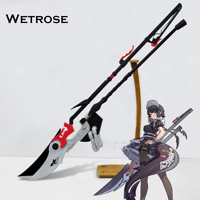 [Wetrose] Pre-Order Zenless Zone Zero Ellen Joe Shark Maid Girl Эллен Джо ZZZ Cosplay Props Openable Wooden Model Weapon