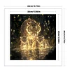 Tiger Family-14CT Counted Cross Stitch 40*40cm/15.75*15.75in