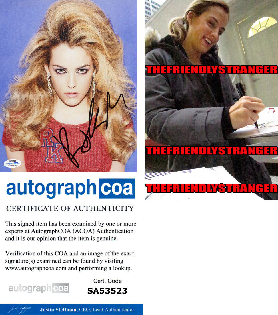 RILEY KEOUGH signed Autographed 8X10 Photo Poster painting I - PROOF - SEXY Hot ACOA COA