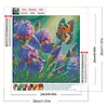 Diamond Painting - Full Round Drill - Butterfly Flower(Canvas|30*30cm)