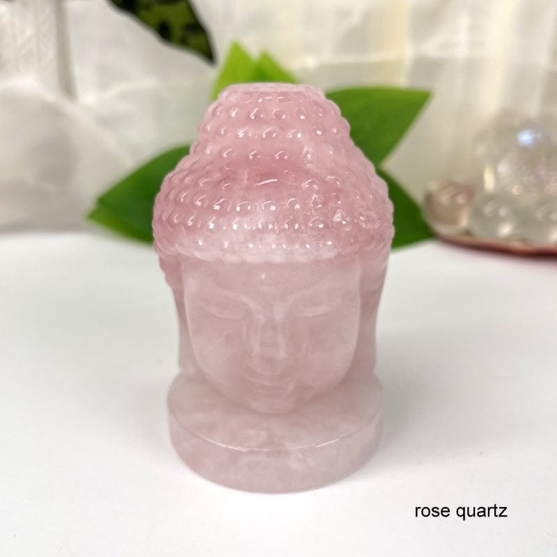 Carved Crystal Buddha Head