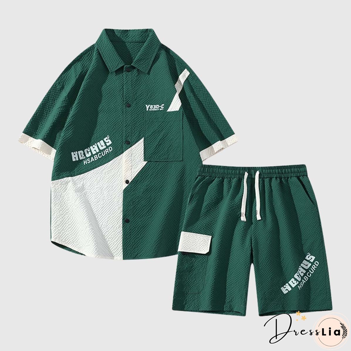 Sporty Color Block Leisure Set