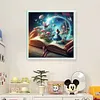 Fairy Tales In Books-11CT Stamped Cross Stitch 50*50cm/19.69*19.69in tapestrymarket