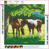 Diamond Painting-DIY Full Round Drill Lovely Horse