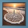 Diamond Painting-DIY Full Round Drill Beach Girl
