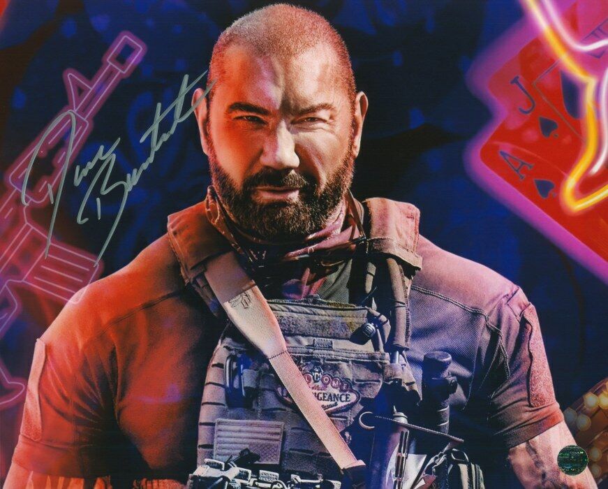 DAVE BAUTISTA Autographed Original 8x10 Photo Poster painting LOA TTM