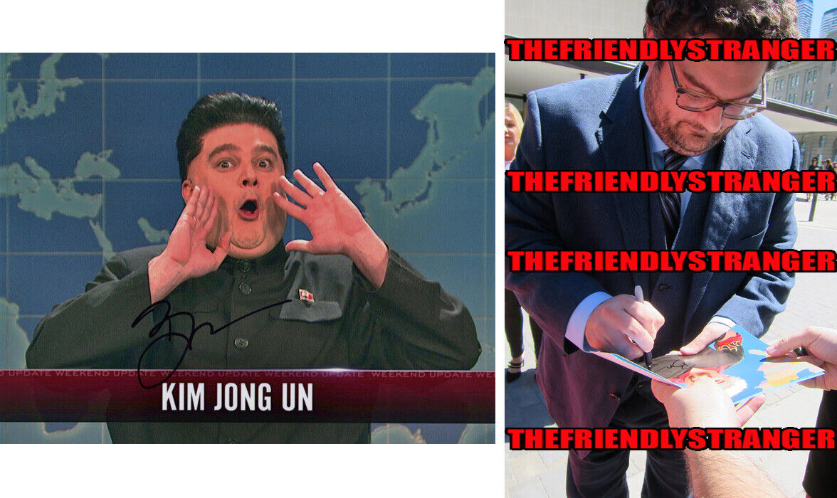 BOBBY MOYNIHAN signed Autographed SNL KIM JONG UN