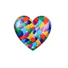 Diamond Painting Magnetic Heart Shape Plastic Locator Tools(Multicolor)