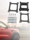 Black Carb Spacers with Gasket Screws Kit for Holley for Chevy 4BBL SBC BBC Carb