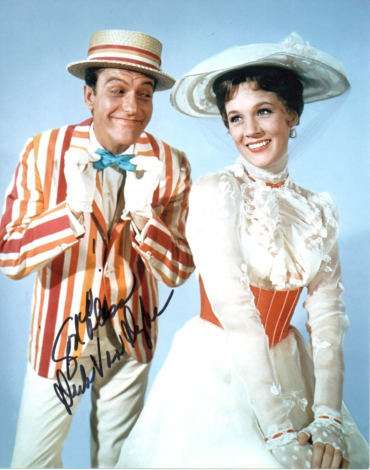 Dick Van Dyke Hand Signed 10 by 8 inches Photo Poster painting Autograph Mary Poppins Chitty