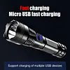 LED Camping Flashlight 3 Gears 250LM Waterproof Work Torch Outdoor Equipment