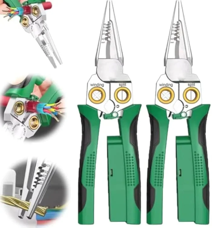 8 in 1 Multi-function Wire Stripper With Electrical Test Function