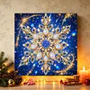 DIY Special Shape Diamond Painting Pearl Art With Inner Frame Kit 25x25cm(Snowflake)