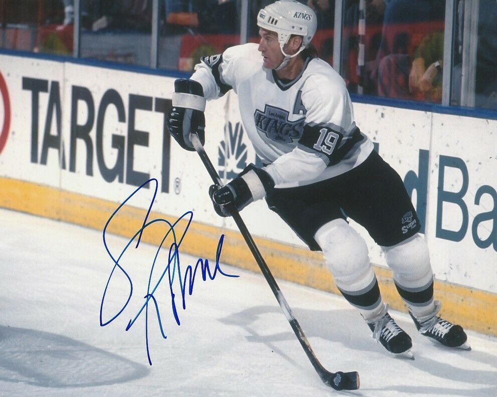 LARRY ROBINSON SIGNED LOS ANGELES LA KINGS 8x10 Photo Poster painting #2 HOCKEY HALL OF FAME