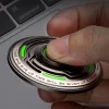 UFO Alloy Fingertip Gyroscope Luminous Desktop Finger Silent Gyroscope Youth Anti-Stress Metal Toy