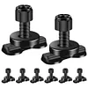 8Pcs L-Track Double Lug Steel Threaded Rail Stud Nut for Truck Bed Pickup RV ATV