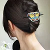 5Pcs PU Butterfly Diamond Embroidery Painting Hairpins
