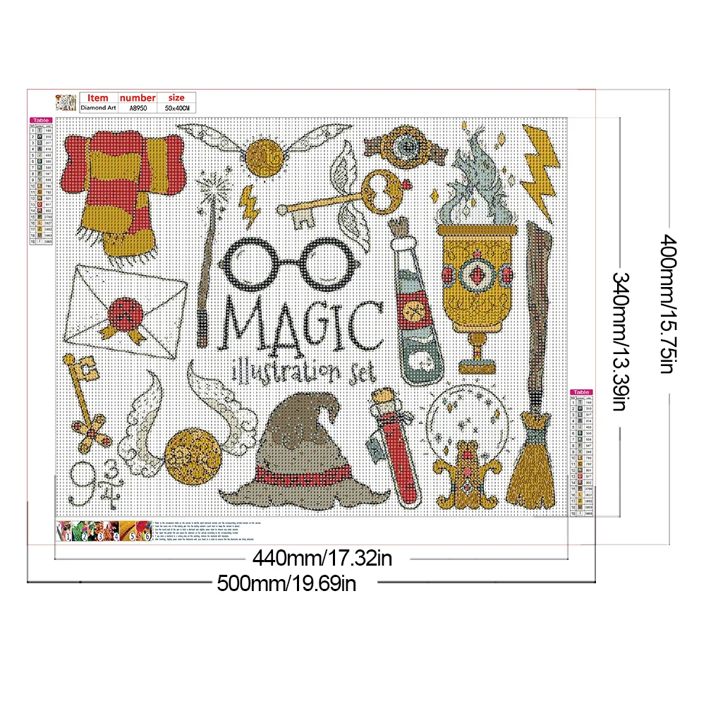 Diamond Painting - Full Round Drill - Harry Potter Gadget(Canvas|50*40cm)