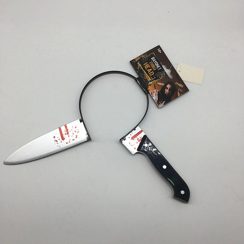 Halloween Easter Hip-Hop Funny Blade Scissors Plastic Party Festival Street Headband