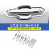 22-23款丰田汉兰达皇冠陆放门碗拉手车门把手保护外观改装专用贴