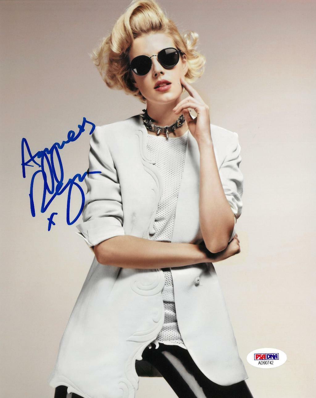 Agyness Deyn Signed Authentic Autographed 8x10 Photo Poster painting PSA/DNA #AD90742