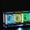 Full Color RGB Light Tube Clock LED Music Spectrum DIY Kit Gift