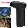 130000 RPM Violent Blower Brushless Motor Mini  Fan Rechargeable(Black)