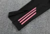 Real Madrid 25-26 1/4 Zip Tracksuit Black & Pink Special Edition Chandal