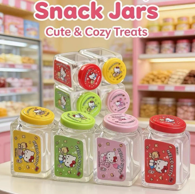 Clear Snacks Jar 