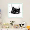 (Multi-Style) Cat On Book-11CT Stamped Cross Stitch 40*40cm/15.75*15.75in