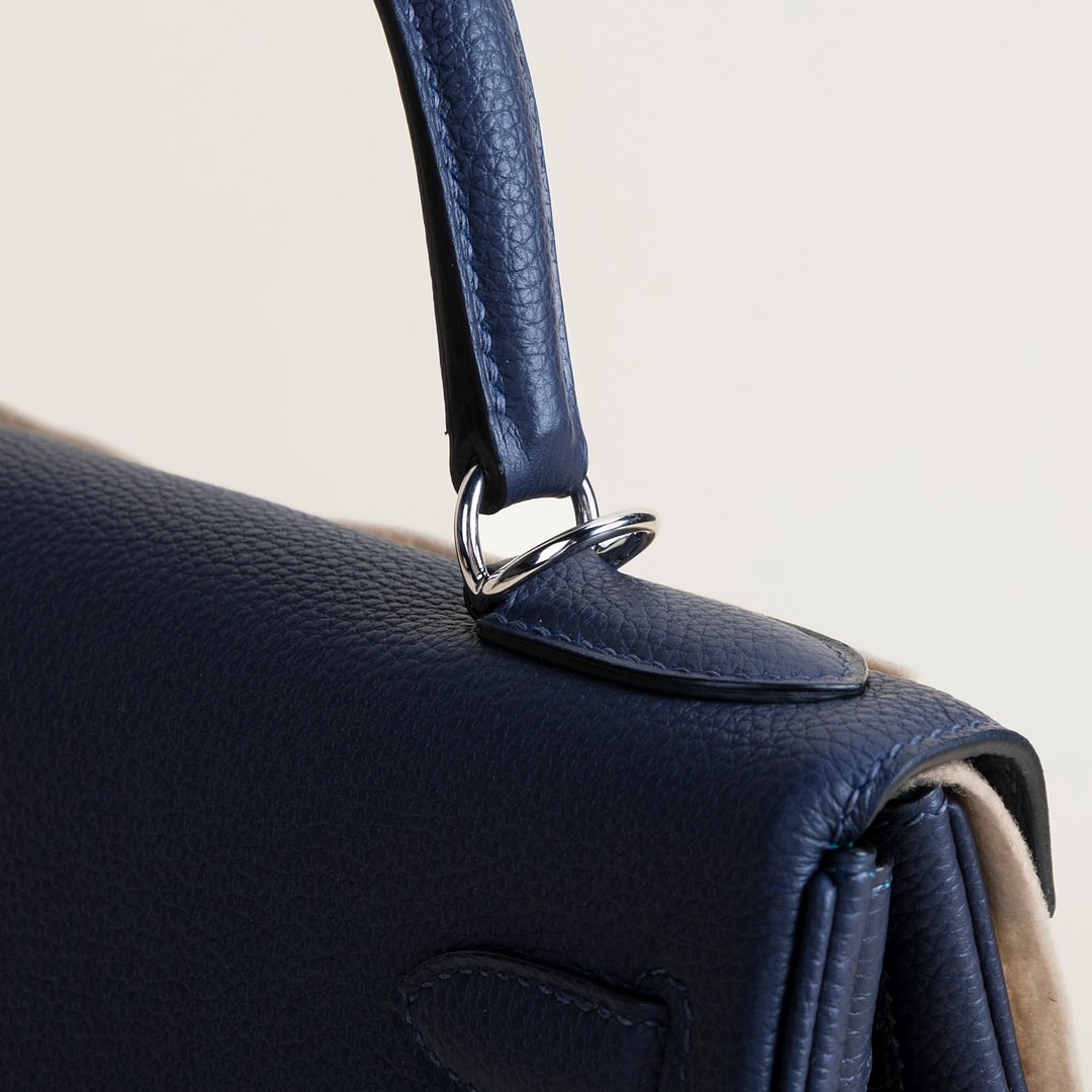 Kelly28 Togo 2Z Blue nuit PHW