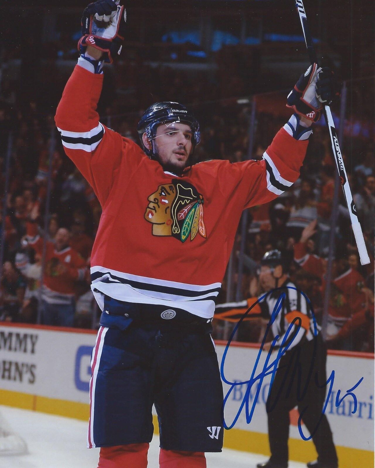 Artem Anisimov Signed 8x10 Photo Poster painting Chicago Blackhawks Autographed COA B