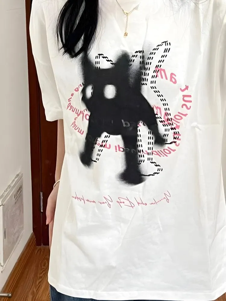 Brownm Cat Tee