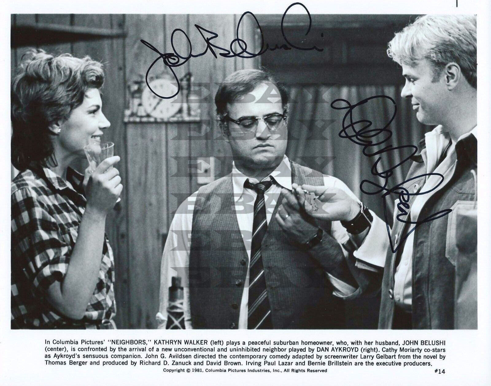 JOHN BELUSHI DAN AYKROYD Autographed Signed 8x10 Photo Poster painting Reprint