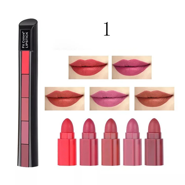 5 in 1 Velvet Matte Compact Lipstick | 168DEAL