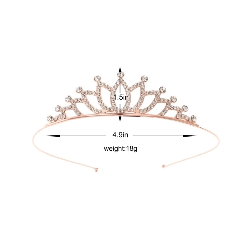 Factory Girl Crown Princess Simple Cute Headband Baby Festival Performance Hair Accessories Bride Crown Wedding Headdress