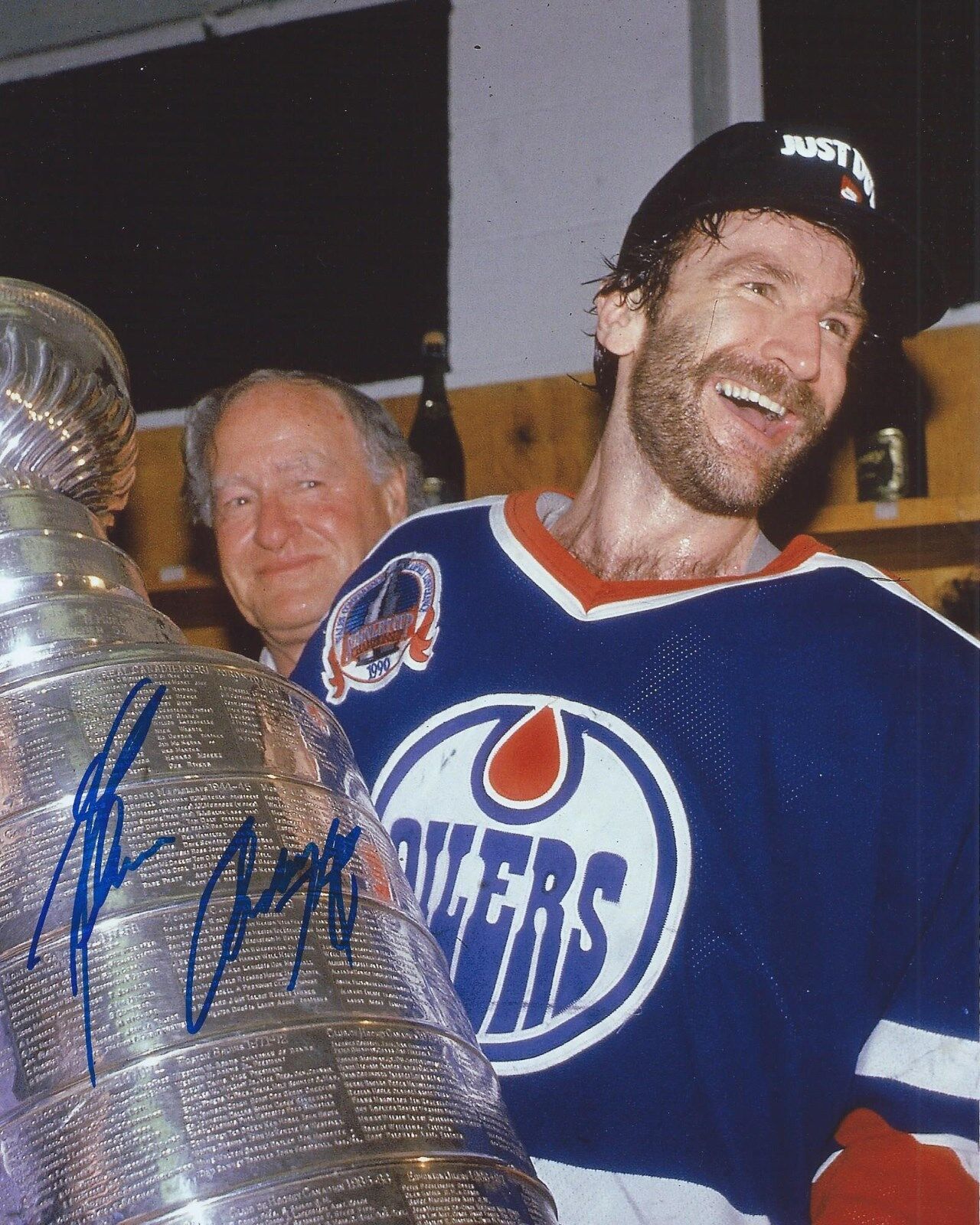 Glenn Anderson Signed 8x10 Photo Poster painting Stanley Cup Edmonton Oilers Autographed COA