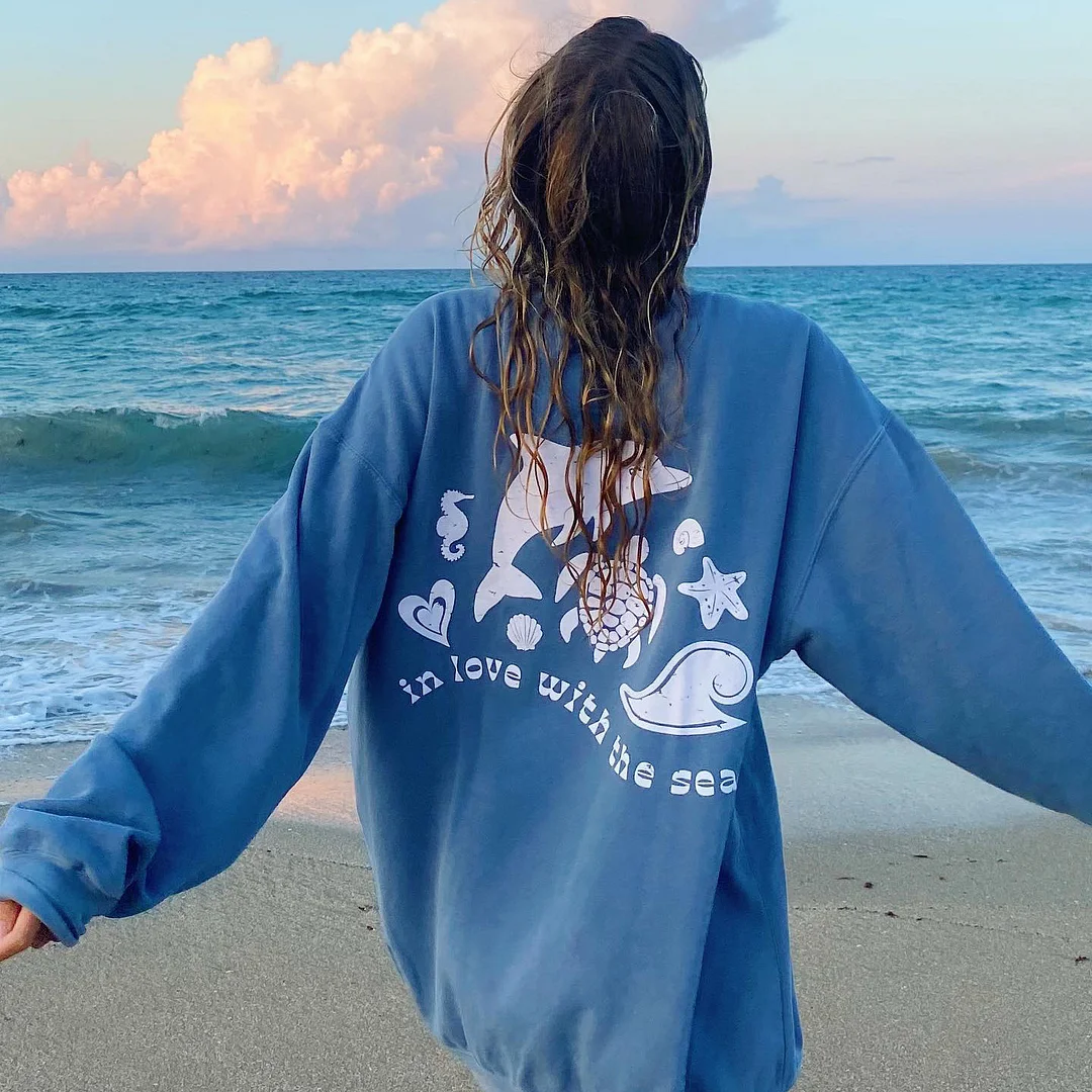 IN LOVE W/ THE SEA CREW Sweatshirts
