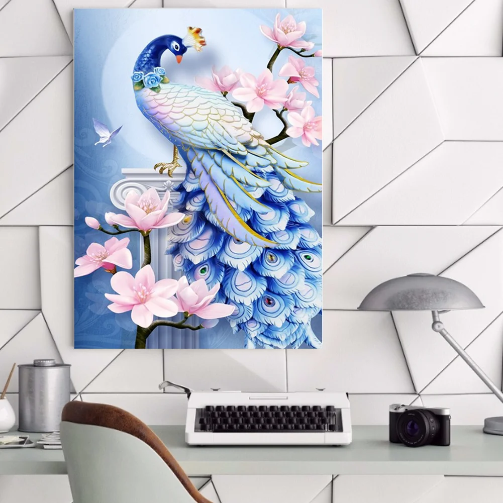 Diamond Painting - Full Round Drill - Peacock(30*40cm)