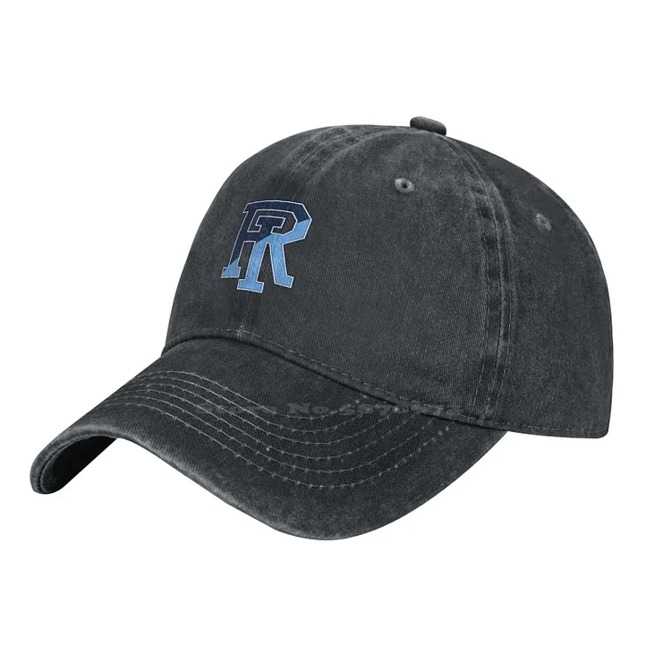 Rhode Island Rams Logo Print Graphic Casual Denim cap Knitted hat Baseball cap